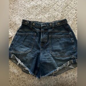 Free people Palmer denim shorts 26